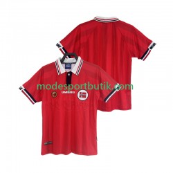 Norge Matchtröja Retro Hemma 1998 Kortärmad ,Herr