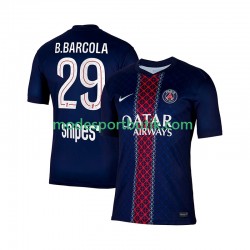 Paris Saint-Germain Matchtröja Bradley Barcola 29 Hemma 2025-2026 Kortärmad ,Herr