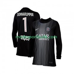 Paris Saint-Germain Matchtröja Gianluigi Donnarumma 1 Målvakt Hemma 2025-2026 Långärmad ,Herr