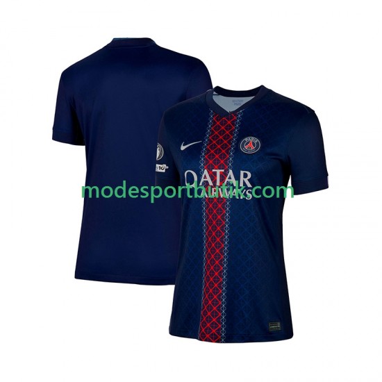 Paris Saint-Germain Matchtröja Hemma 2025-2026 Kortärmad ,Dam