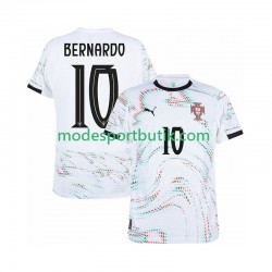 Portugal Matchtröja Bernardo Silva 10 Borta 2025-2026 Kortärmad ,Herr