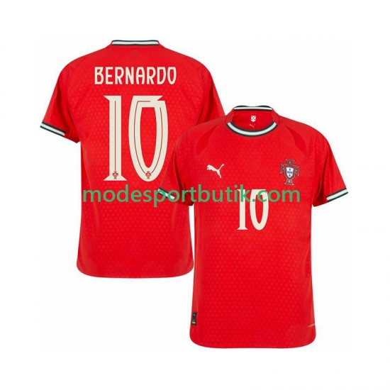 Portugal Matchtröja Bernardo Silva 10 Hemma 2025-2026 Kortärmad ,Herr