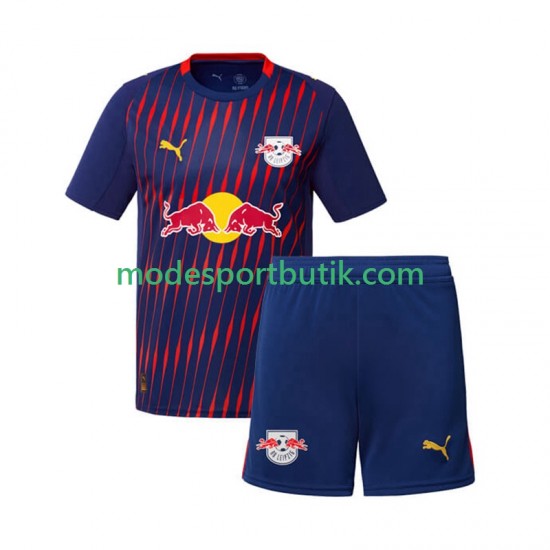 RB Leipzig Matchtröja Borta 2025-2026 Kortärmad ,Fotbollsställ Barn
