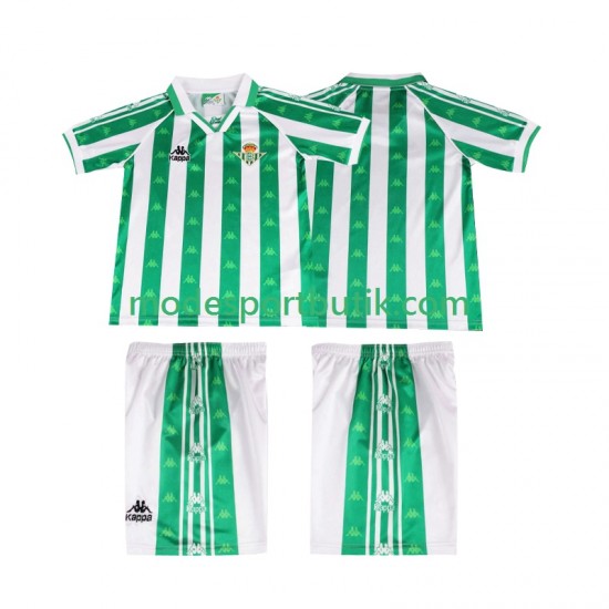 Real Betis Matchtröja 1996 1997 Retro Hemma Kortärmad ,Fotbollsställ Barn