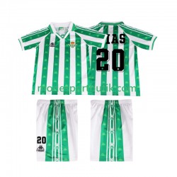 Real Betis Matchtröja Tomas Olias 20 1996 1997 Retro Hemma Kortärmad ,Fotbollsställ Barn