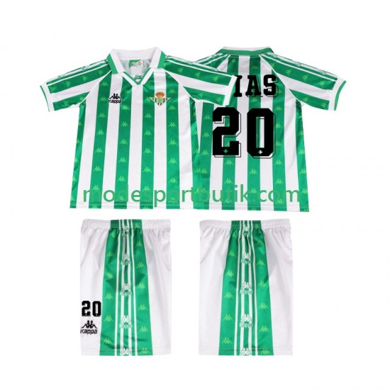 Real Betis Matchtröja Tomas Olias 20 1996 1997 Retro Hemma Kortärmad ,Fotbollsställ Barn