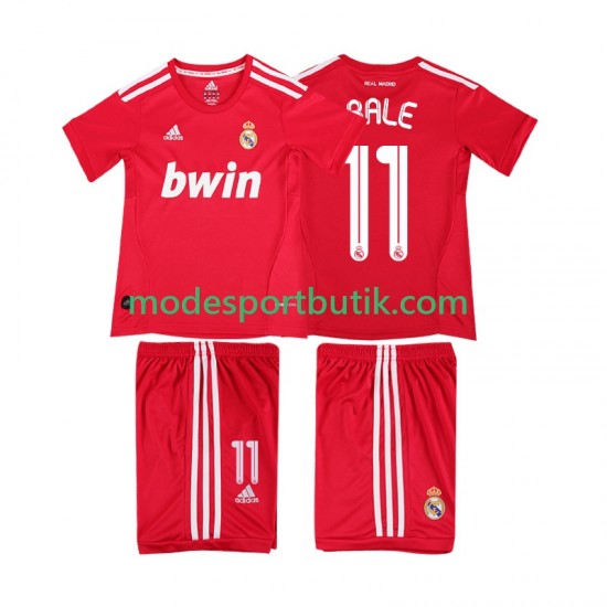 Real Madrid Matchtröja BALE 11 2012 Retro Tredje 2011 Kortärmad ,Fotbollsställ Barn