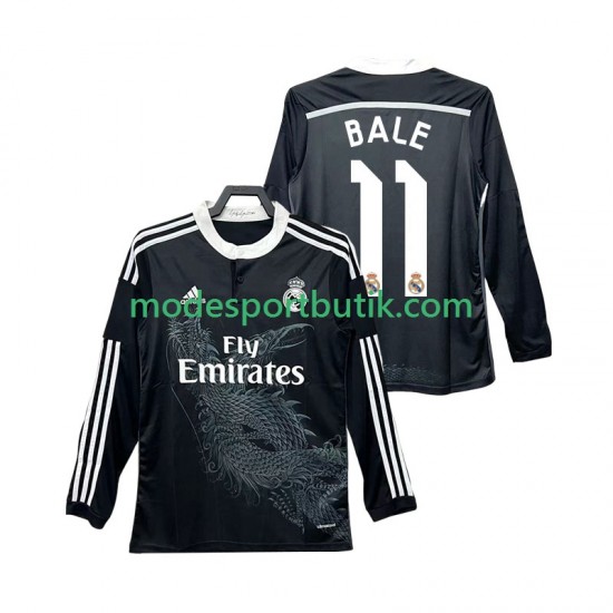 Real Madrid Matchtröja BALE 11 2014 2015 Retro Tredje Långärmad ,Herr