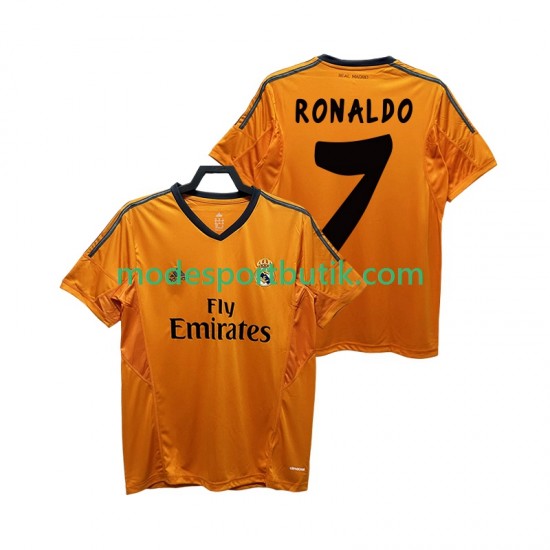 Real Madrid Matchtröja CRISTIANO RONALDO 7 2013 2014 Retro Tredje Kortärmad ,Herr