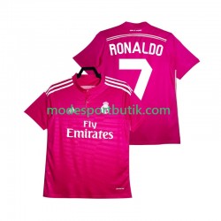 Real Madrid Matchtröja Cristiano Ronaldo 7 2014 2015 Retro Borta Kortärmad ,Herr