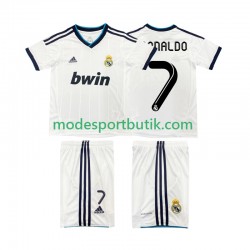Real Madrid Matchtröja Cristiano Ronaldo 7 2012 2013 Retro Hemma Kortärmad ,Fotbollsställ Barn