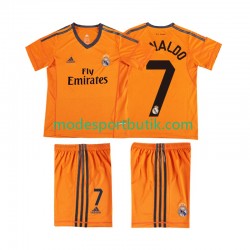 Real Madrid Matchtröja Cristiano Ronaldo 7 2013 2014 Retro Tredje Kortärmad ,Fotbollsställ Barn