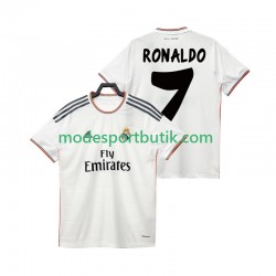 Real Madrid Matchtröja Cristiano Ronaldo 7 2013 2014 Retro Hemma Kortärmad ,Herr