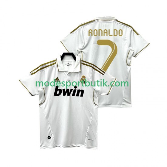 Real Madrid Matchtröja Cristiano Ronaldo 7 2012 Retro Hemma 2011 Kortärmad ,Herr