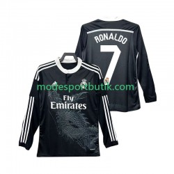 Real Madrid Matchtröja Cristiano Ronaldo 7 2014 2015 Retro Tredje Långärmad ,Herr
