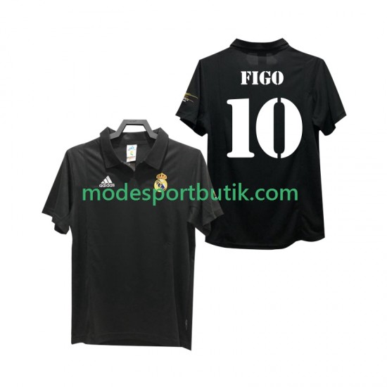 Real Madrid Matchtröja FIGO 10 2003 Retro Borta 2002 Kortärmad ,Herr