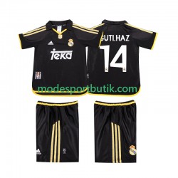 Real Madrid Matchtröja GUTI.HAZ 14 2001 Retro Borta 1999 Kortärmad ,Fotbollsställ Barn