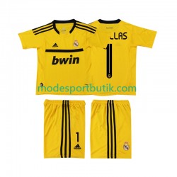 Real Madrid Matchtröja CASILLAS 1 2012 Målvakt Retro Hemma 2011 Kortärmad ,Fotbollsställ Barn