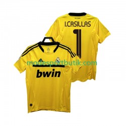 Real Madrid Matchtröja I.CASILLAS 1 2012 Målvakt Retro Hemma 2011 Kortärmad ,Herr