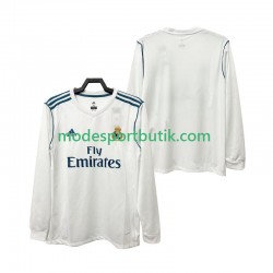 Real Madrid Matchtröja 2017 2018 Retro Hemma Långärmad ,Herr