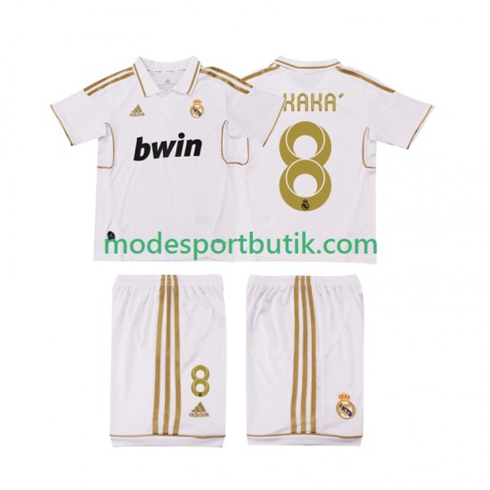 Real Madrid Matchtröja KAKA 8 2012 Retro Hemma 2011 Kortärmad ,Fotbollsställ Barn