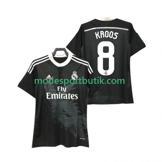 Real Madrid Matchtröja KROOS 8 2014 2015 Retro Borta Kortärmad ,Herr