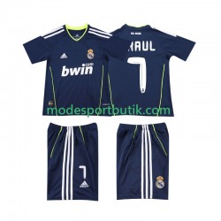 Real Madrid Matchtröja PAUL 7 Retro Borta 2011 2010 Kortärmad ,Fotbollsställ Barn