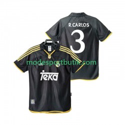 Real Madrid Matchtröja R.CARLOS 3 2001 Retro Borta 1999 Kortärmad ,Herr