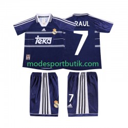 Real Madrid Matchtröja RAUL 7 Retro Borta 1998 1999 Kortärmad ,Fotbollsställ Barn Real Madrid Matchtröja RAUL 7 Retro Borta 1998 1999 Kortärmad ,Fotbollsställ Barn