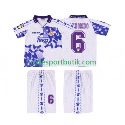 Real Madrid Matchtröja REDONDO 6 1996 1997 Retro Tredje Kortärmad ,Fotbollsställ Barn Real Madrid Matchtröja REDONDO 6 1996 1997 Retro Tredje Kortärmad ,Fotbollsställ Barn
