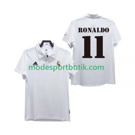 Real Madrid Matchtröja RONALDO 11 2003 Retro Hemma 2002 Kortärmad ,Herr