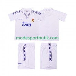 Real Madrid Matchtröja 1994 1996 Retro Hemma Kortärmad ,Fotbollsställ Barn