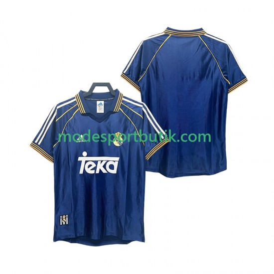 Real Madrid Matchtröja 2000 Retro Tredje 1998 Kortärmad ,Herr