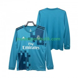 Real Madrid Matchtröja 2017 2018 Retro Tredje Långärmad ,Herr