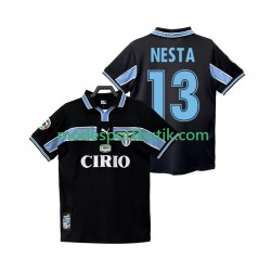 SS Lazio Matchtröja NESTA 13 Retro Borta 1998 1999 Kortärmad ,Herr