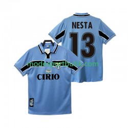 SS Lazio Matchtröja NESTA 13 Retro Hemma 1998 1999 Kortärmad ,Herr