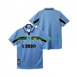 SS Lazio Matchtröja Retro Hemma 1998 1999 Kortärmad ,Herr