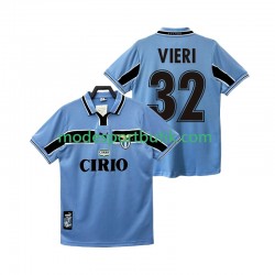 SS Lazio Matchtröja VIERI 32 Retro Hemma 1998 1999 Kortärmad ,Herr