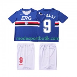 Sampdoria Matchtröja VIALLI 9 1990 1991 Retro Hemma Kortärmad ,Fotbollsställ Barn