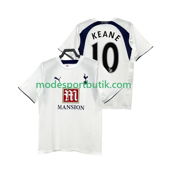 Tottenham Hotspur Matchtröja Keane 10 2007 Retro Hemma 2006 Kortärmad ,Herr