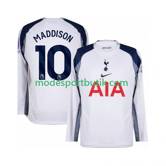 Tottenham Hotspur Matchtröja Maddison 10 Hemma 2025-2026 Långärmad ,Herr