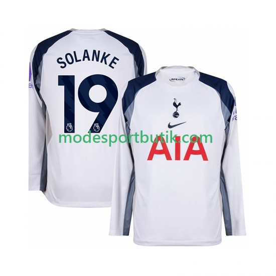 Tottenham Hotspur Matchtröja Solanke 19 Hemma 2025-2026 Långärmad ,Herr