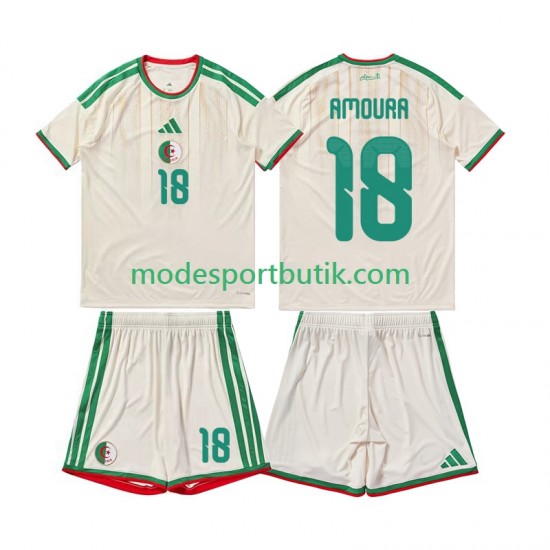 Algeriet Matchtröja Mohamed Amoura 18 Hemma 2026 Kortärmad ,Fotbollsställ Barn