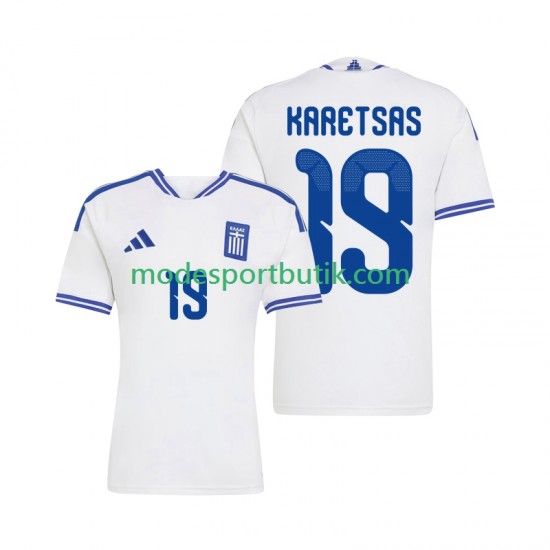 Grekland Matchtröja Konstantinos Karetsas 19 Hemma 2026 Kortärmad ,Herr