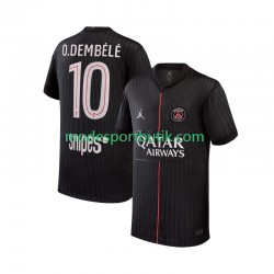 Paris Saint-Germain Matchtröja Ousmane Dembele 10 Fjärde 2025-2026 Kortärmad ,Herr