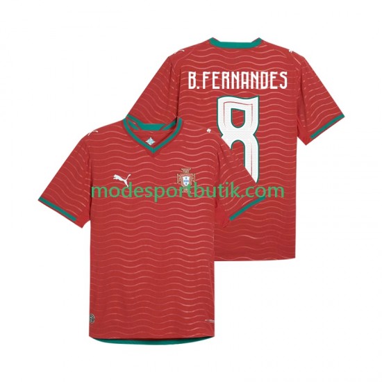 Portugal Matchtröja Bruno Fernandes 8 Hemma VM 2026 Kortärmad ,Herr