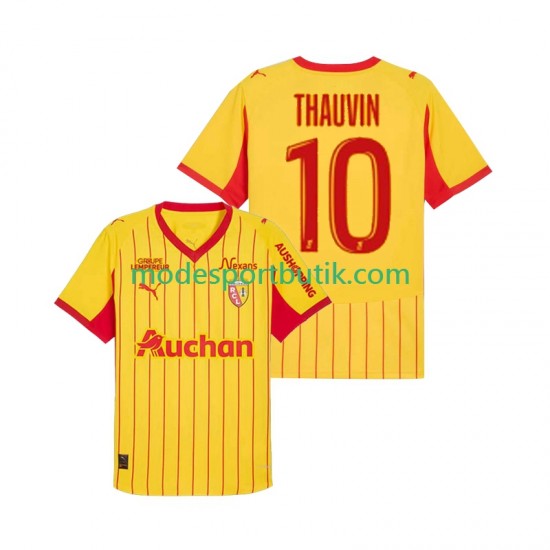 RC Lens Matchtröja Florian Thauvin 10 Hemma 2025-2026 Kortärmad ,Herr