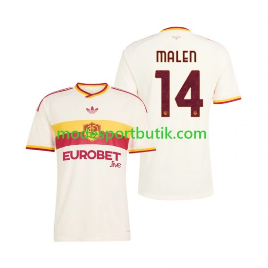 AS Roma Matchtröja Donyell Malen 14 Borta 2026-2027 Kortärmad ,Herr