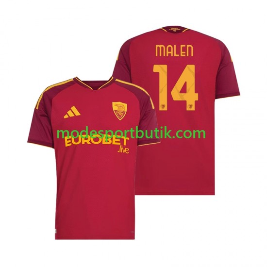 AS Roma Matchtröja Donyell Malen 14 Hemma 2026-2027 Kortärmad ,Herr