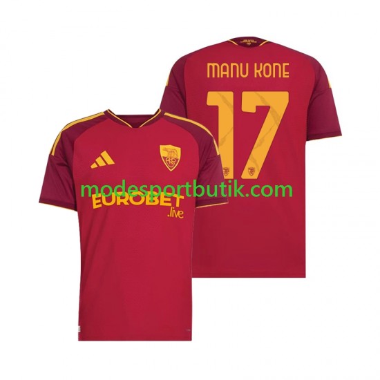 AS Roma Matchtröja Manu Kone 17 Hemma 2026-2027 Kortärmad ,Herr